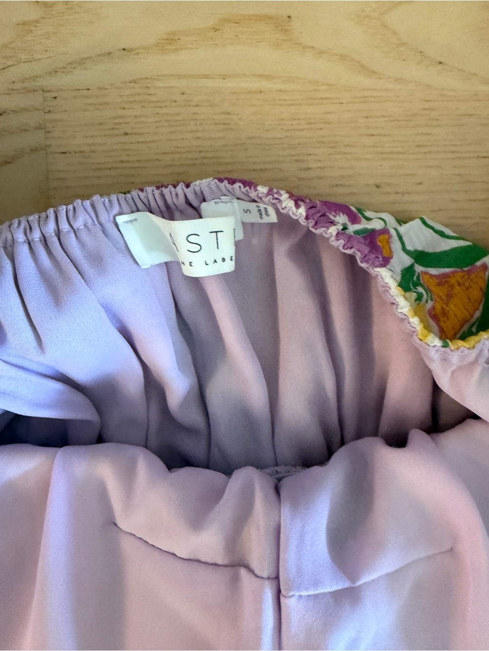 Astr Florentina Floral Puff-Sleeve Midi Dress in Pink, Orange, Yellow and Green - Picture 13 of 14